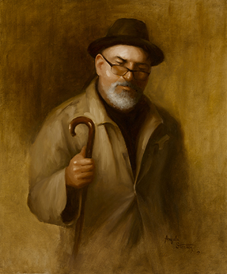 Stratton - A Novel Character - Oil - 24in x 20in