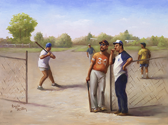 Stratton - Team Captains - Oil - 24in x 18in