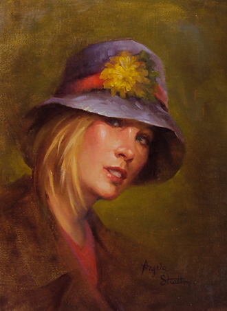 Stratton - Geat Hat - Oil - 16in x 12in