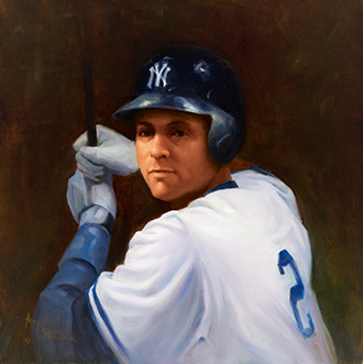 Stratton - Jeter - Oil - 18in x 18in