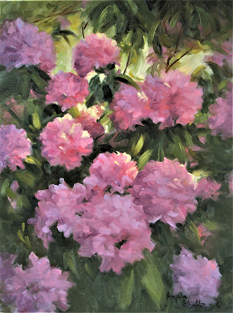 Stratton - Sun Peeking In - Oil - 16in x 12in